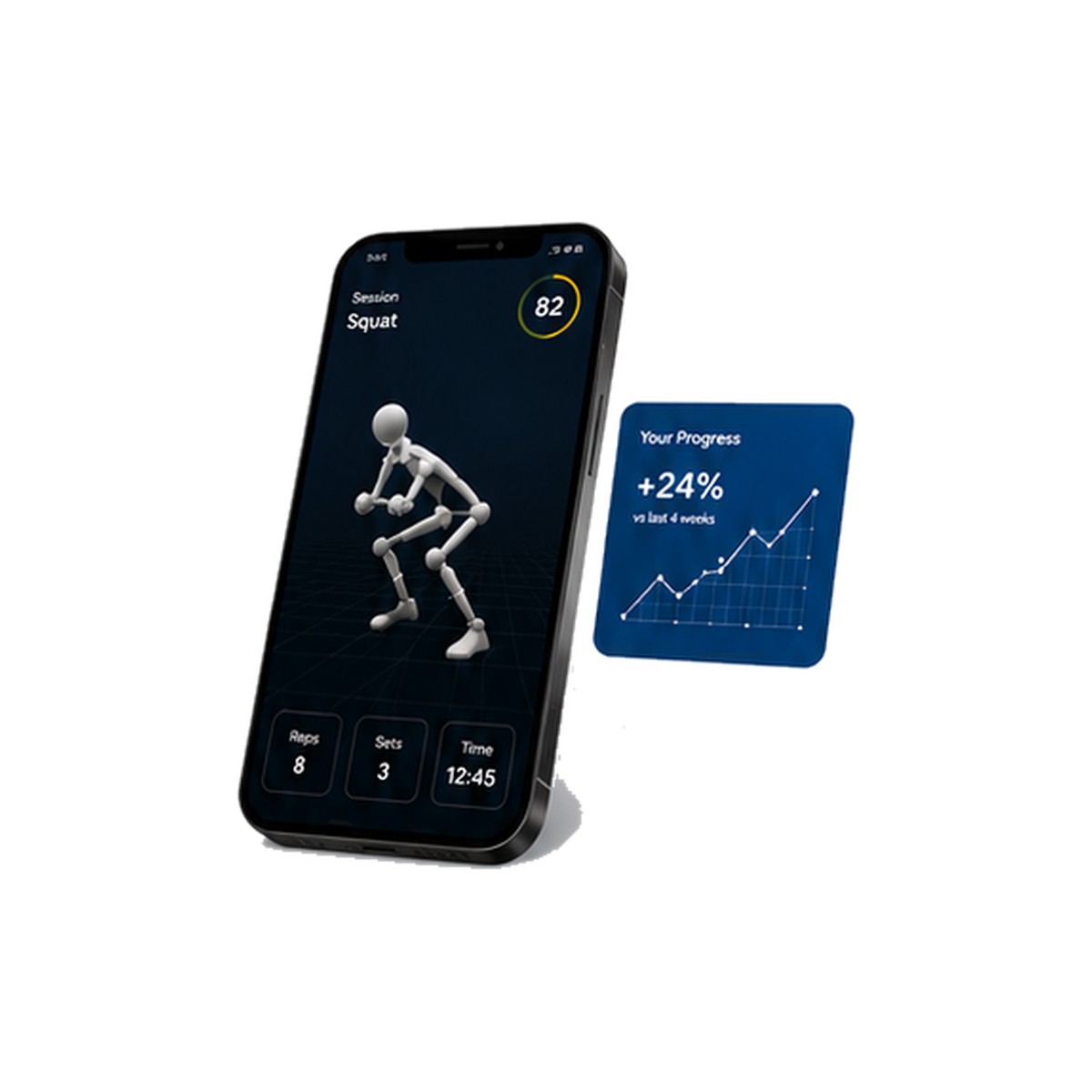 ForceField app showing AI movement tracking